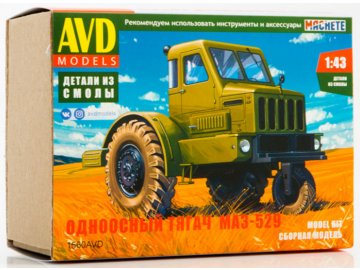 AVD Models - MAZ-529 jednonápravový tahač, Model Kit 1560, 1/43