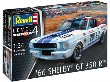 Revell - Shelby GT 350 R, 1965, ModelKit auto 07716, 1/24