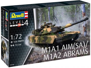 Revell - M1A2 Abrams, ModelKit tank 03346, 1/72