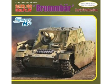 Dragon - Sd.Kfz. 166 Stu.Pz.IV Brummbär early, Model Kit military 6992, 1/35