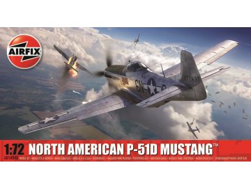 Airfix - North American P-51D Mustang, Classic Kit letadlo A01004B, 1/72