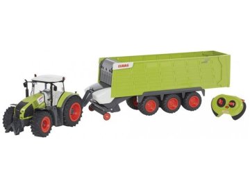 Happy People - traktor Claas Axion 870 + přívěs Cargos 9600, 1/16
