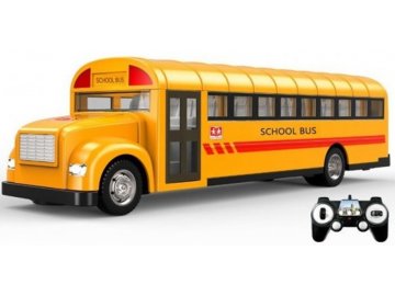 DOUBLE E RC školní autobus s otevíracími dveřmi 33 cm