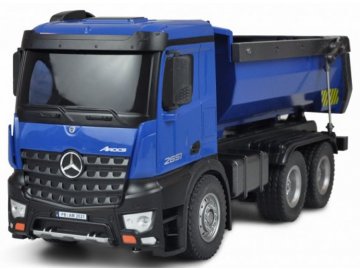 Amewi - Mercedes-Benz Arocs Dump Truck, modrá, 1/14
