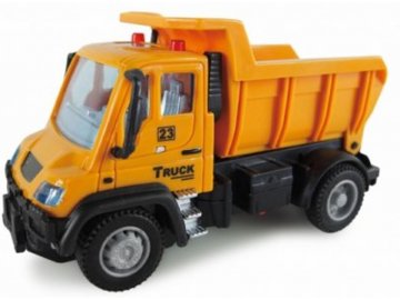 Amewi - Mini Truck sklápěč, oranžový 1/64