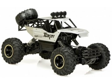 KIK - RC auto Rock Crawler, stříbrný, 1/12