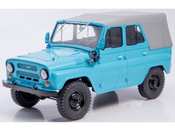 Start Scale Models - UAZ-469 (31512), terenní vozidlo, světle modrá, 1/18