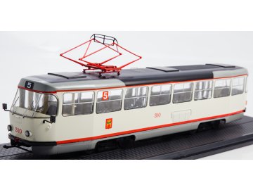 Start Scale Models - Tramvaj Tatra T3SU, č. 5, bílo-šedá, 1/43