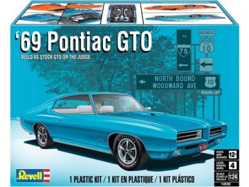 Revell - 69 Pontiac GTO "The Judge" 2N1, Plastic ModelKit MONOGRAM auto 4530, 1/24