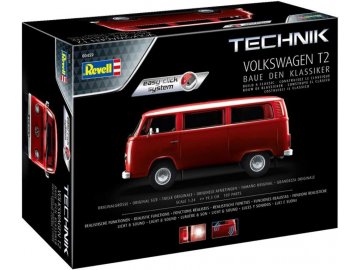 Plastic ModelKit TECHNIK auto 00459 - Volkswagen T2 (Easy-Click System) (1:24)