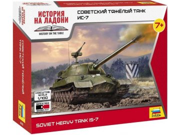 Zvezda - IS-2 sovětský tank, Wargames (WWII) tank 6292, 1/100