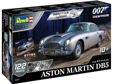 Revell - James Bond - "Goldfinger" Aston Martin DB5, EasyClick ModelSet 05653, 1/24