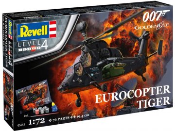 Revell - James Bond - "Golden Eye" Eurocopter Tiger, Gift-Set 05654, 1/72