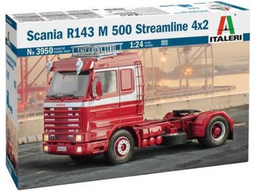 Italeri - Scania R143, M500 Streamline, 4x2, Model Kit truck 3950, 1/24