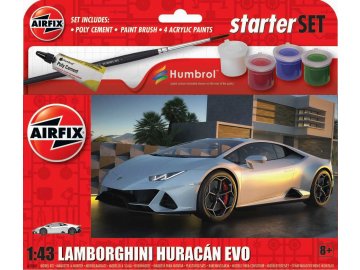 Airfix -  Lamborghini Huracan, Starter Set auto A55007, 1/43