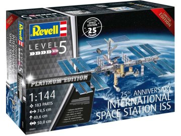 Revell - ISS, 25 výročí, platinum edition, Plastic ModelKit vesmír 05651, 1/144
