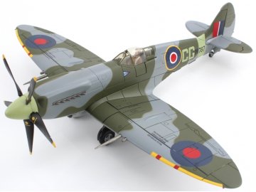 HobbyMaster - Supermarine Spitfire Mk XIV, RAF, Lympne Wing, Colin Gray, RAF Lympne, Anglie, Oktober 1944, 1/48