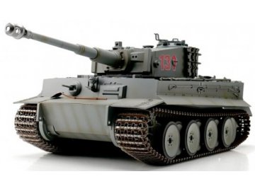 Torro RC tank German Tiger I IR 1:16 šedý 2,4 Ghz RTR, proporcionální