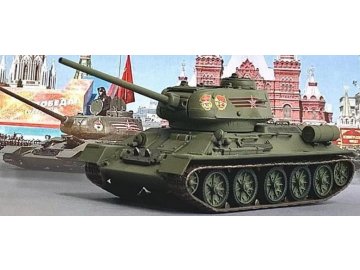 Dragon - T-34/85, sovětská armáda, přehlídka ke Dni vítězství, Moskva, SSSR, 1/72