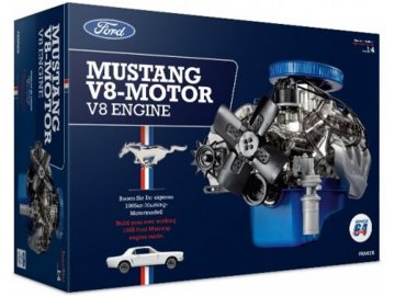 Franzis maketová stavebnice motoru  Ford Mustang V8 v měřítku 1:4