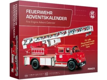 Franzis - adventní kalendář Mercedes-Benz hasičské auto se zvukem, 1/43