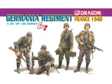 Dragon - Wermacht pluk (Francie 1940), Model Kit figurky 6281, 1/35