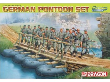 Dragon - německá jednotka - ponton, Model Kit figurky 6532, 1/35