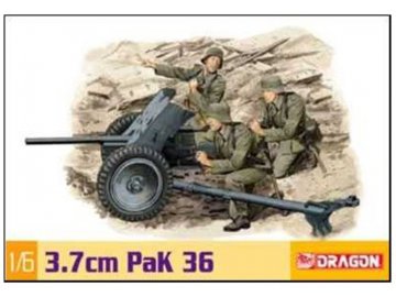 Dragon - 3.7cm PaK 36, Model Kit military 75002, 1/6