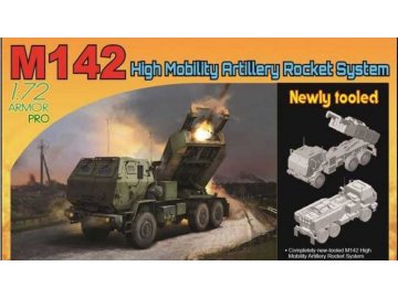 Dragon - M142, pojizdný dělostřelecký raketový systém, Model Kit military 7707, 1/72