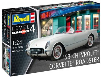Revell - '53 Corvette Roadster, Plastic ModelKit 07718, 1/24