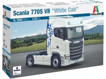 Italeri - Scania S770 V8 "White Cab", Model Kit truck 3965, 1/35