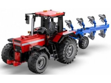 CaDA RC stavebnice RC Traktor s pluhem 1675 dílků