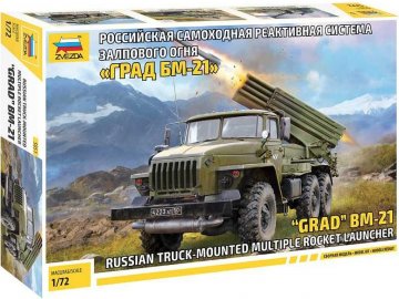 Model Kit military 5051 - BM-21 Grad 1 Rocket Launcher (1:72)