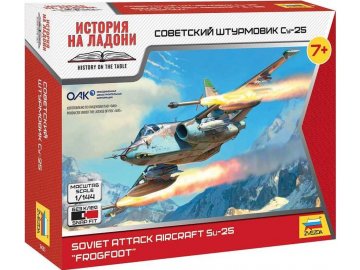 Zvezda - Suchoj SU-25, Wargames (HW) letadlo 7431, 1/144