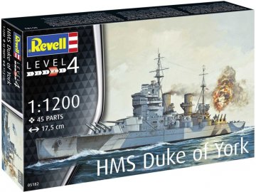 Revell - HMS Duke of York, Plastic ModelKit loď 05182, 1/1200