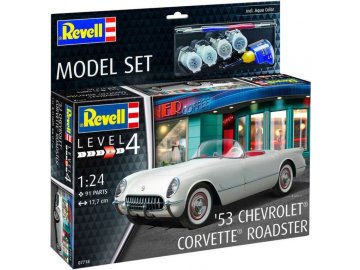 ModelSet auto 67718 - '53 Chevrolet® Corvette® Roadster (1:24)