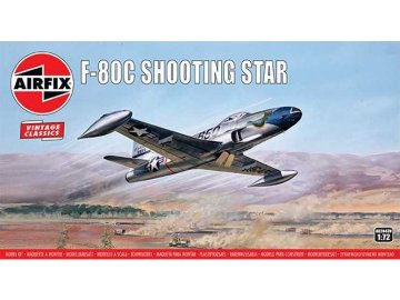 Airfix -  Lockheed F-80C Shooting Star, Classic Kit VINTAGE letadlo A02043V, 1/72