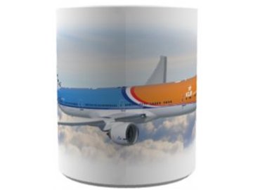 Ceramic mug KLM Boeing 777 Orange Pride, 330 ml