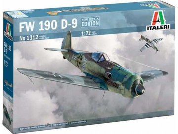 Italeri - Focke Wulf FW-190 D-9, Model Kit letadlo 1312, 1/72
