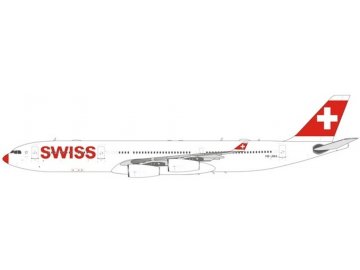 Phoenix - Airbus A340-313, Swiss International Air Lines "2010s" w. Red Nose, "Frauenfeld", Schweiz, 1/400