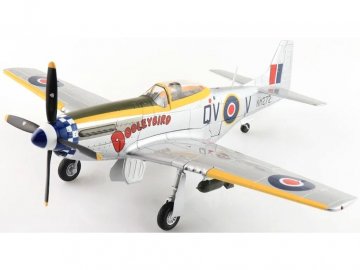 hobbymaster ha7749 p51 mustang mkiv dooleybird flown by fl arthur s joe doley 19th squadron raf late 1945 x04 195982 0