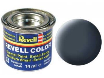 Revell - Barva emailová 14ml - č. 9 matná antracitová šedá (anthracite grey mat), 32109