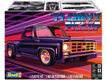 Revell - 76 Chevy Squarebody Street Truck, Plastic ModelKit MONOGRAM auto 4552, 1/24