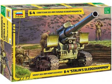 Model Kit military 3704 - M1931 (B-4) 203mm Howitzer WWII (1:35)