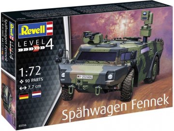 Revell - Spähwagen Fennek, Plastic ModelKit military 03356, 1/72