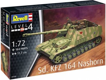 Revell - Sd.Kfz. 164 Nashorn, plastic ModelKit military 03358, 1/72