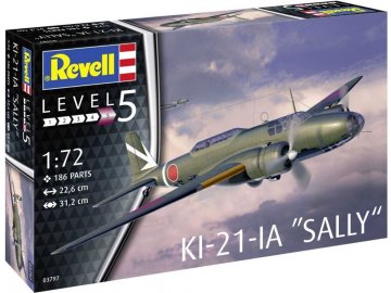 Revell - Ki-21-la, ModelKit letadlo 03797, 1/72