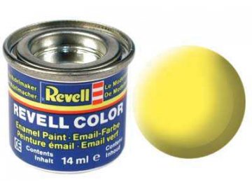 Revell - Barva emailová 14ml - č. 15 matná žlutá (yellow mat), 32115