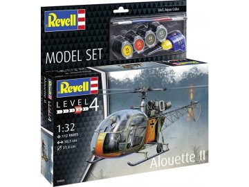 Revell - Alouette II, ModelSet vrtulník 63804, 1/32