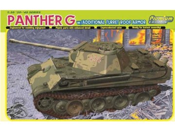 Dragon - Panther G w/turret roof armor, Model Kit tank 6913, 1/35